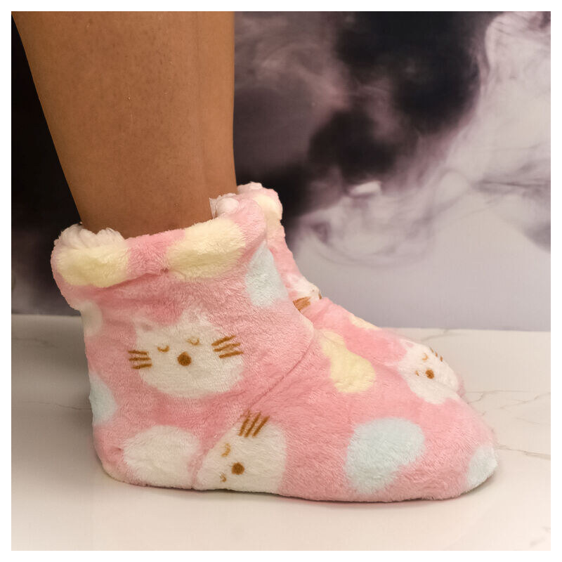 AURA.VIA Detské ružové plyšové ponožky Teddy Dreams 28-35 60142391