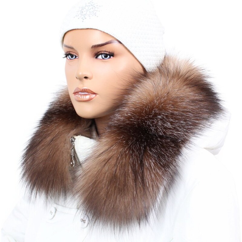 Sikora Kožušinový lem na kapucňu - golier líška bluefrost wolf LBW 01 68161794