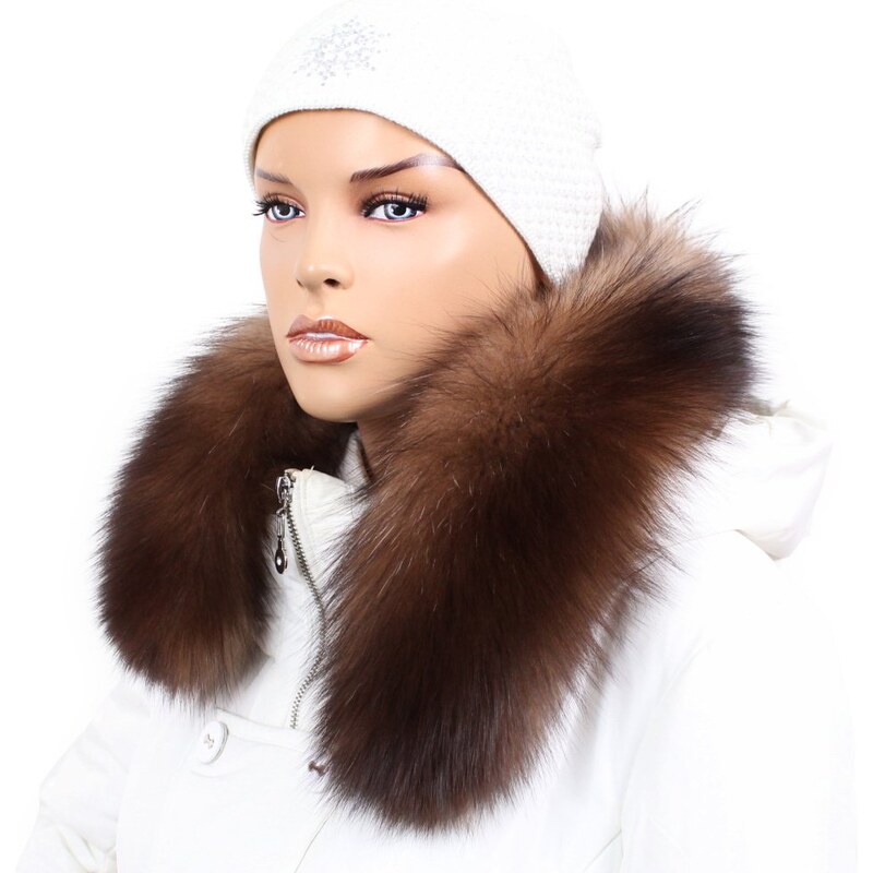 Sikora Kožušinový lem na kapucňu - golier líška bluefrost wolf LBW 01 68161795