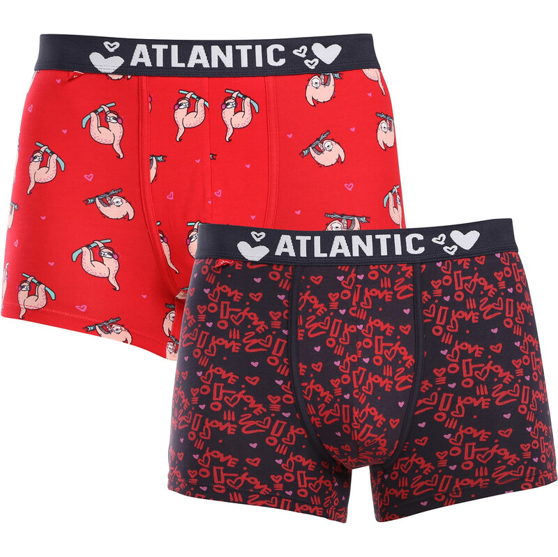 2PACK pánske boxerky Atlantic viacfarebné (2GMH-018) 60173278