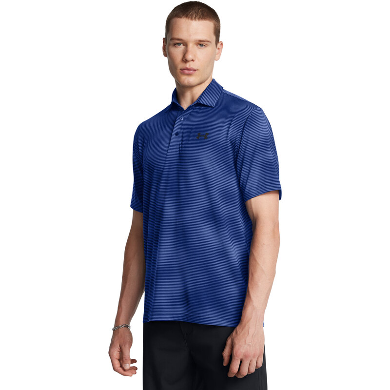 Under Armour UA Playoff 3.0 Printed Polo-BLU 64782626