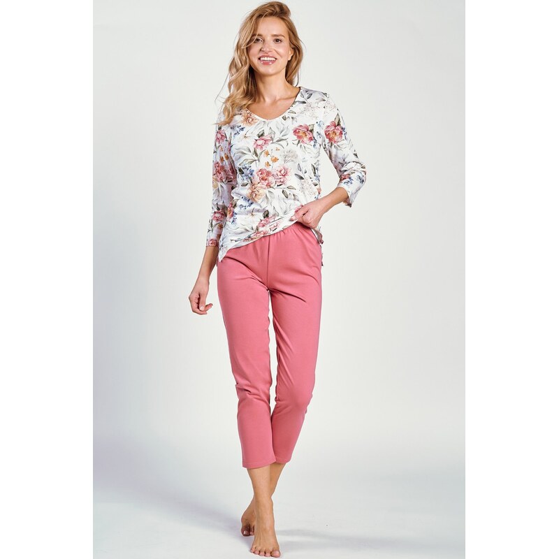 Taro dámske 3/4 pyžamo Louisa - bavlna 60154459