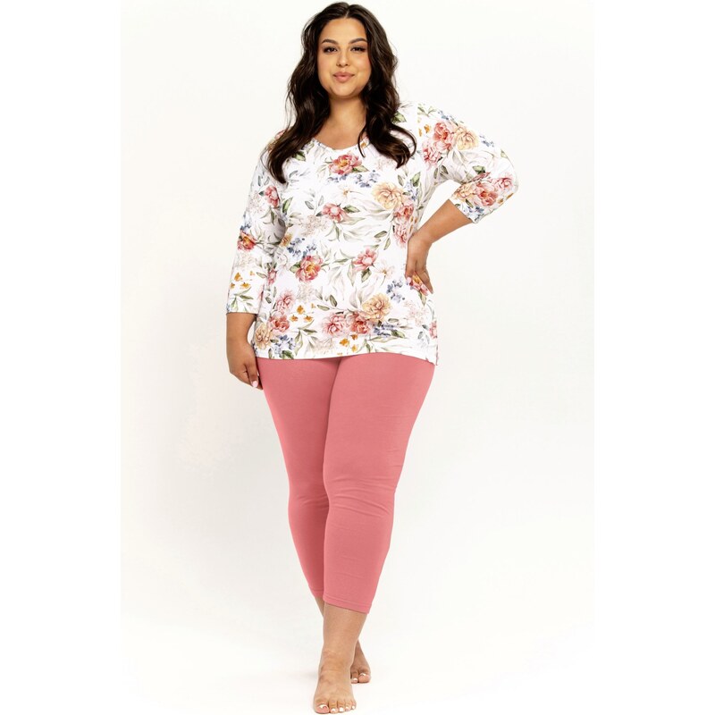 Taro dámske 3/4 pyžamo Louisa - bavlna 60154459