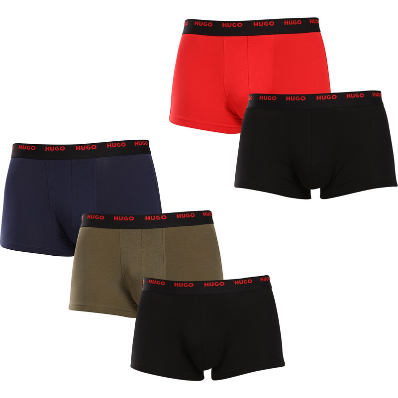 5PACK pánske boxerky HUGO viacfarebné (50479944 967) 60154480