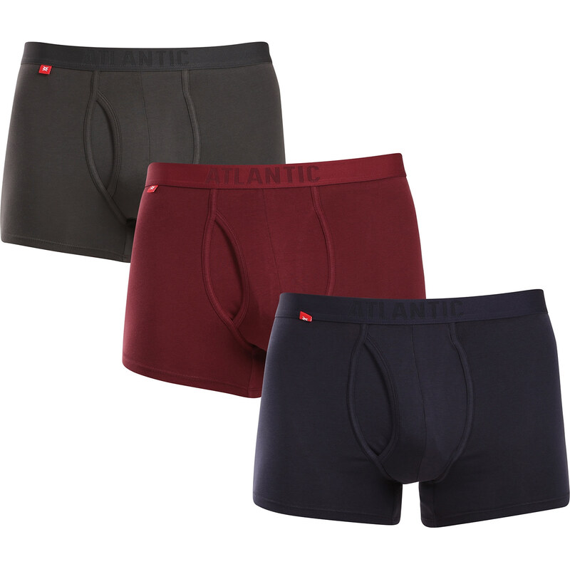3PACK pánske boxerky Atlantic viacfarebné (3MH-184) 60173274