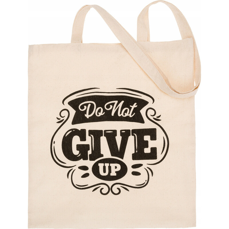 BASIC Bavlnená nákupná taška do not give up [DH] EKO 45531289