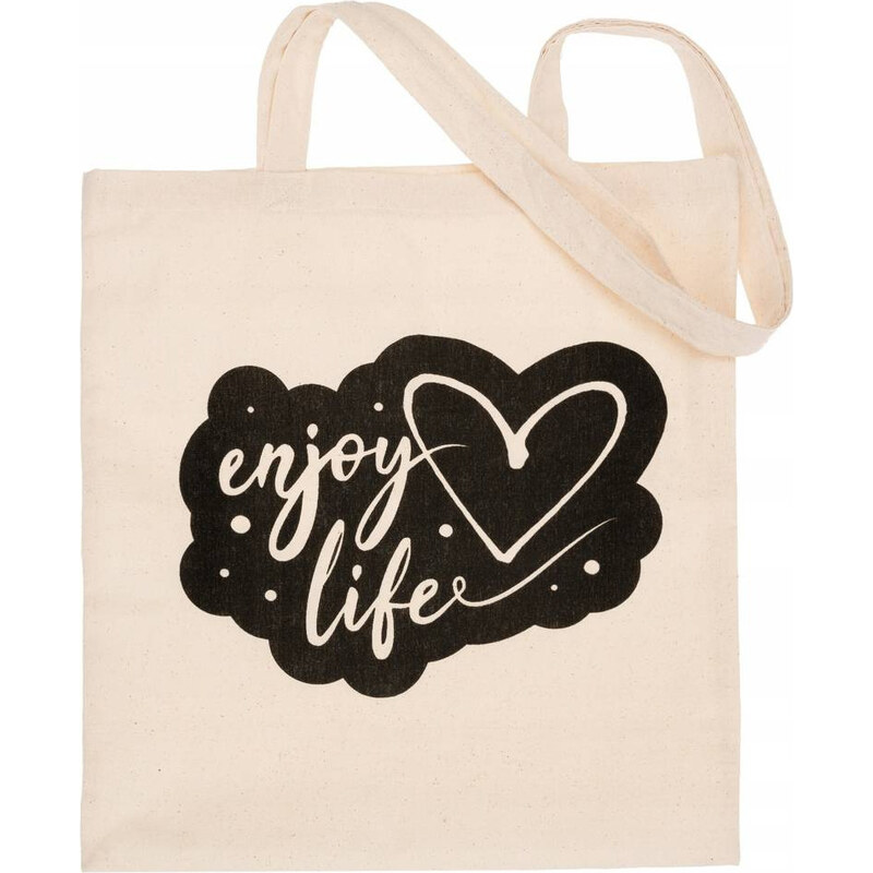 BASIC Bavlnená nákupná taška enjoy life [DH] EKO 45531415
