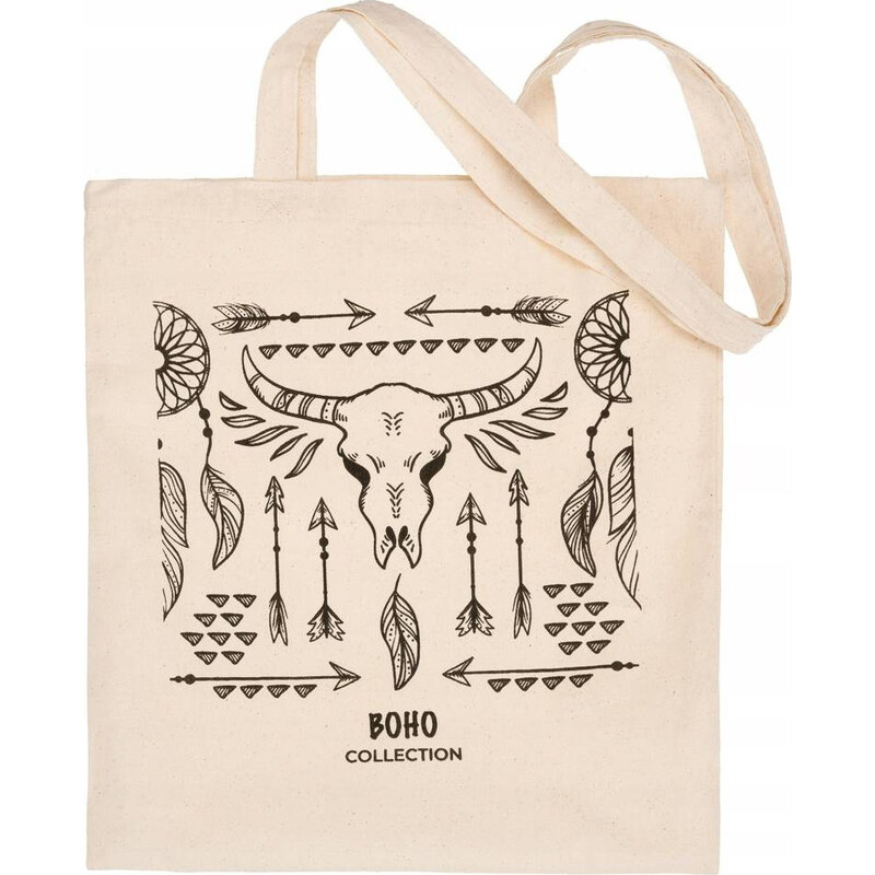 BASIC Bavlnená nákupná taška boho collection [DH] EKO 45531409
