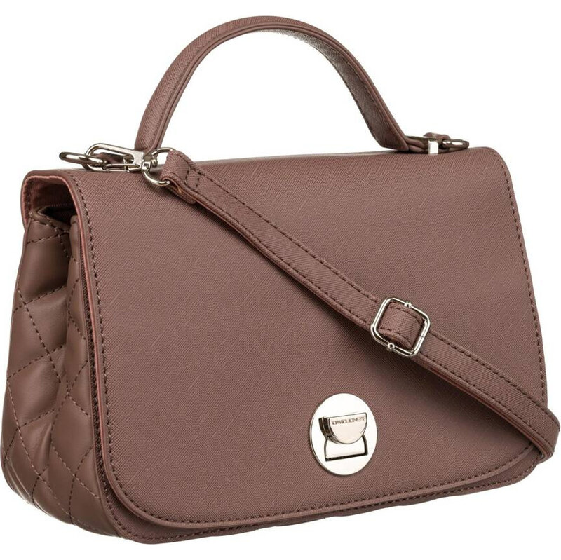 David Jones béžová crossbody kabelka s prešívanými bočnými stranami 58256835