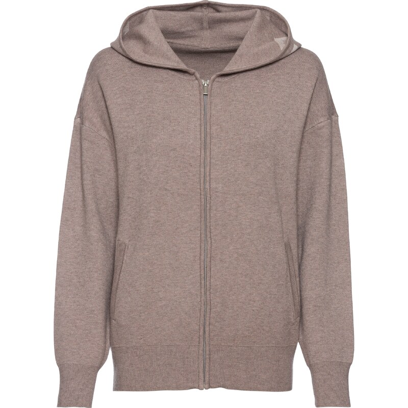 Elbsand Tepláková bunda hnedá 60867863