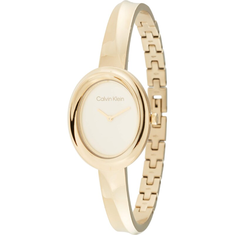 Calvin Klein Analógové hodinky TWISTED BEZEL zlatá 61241803