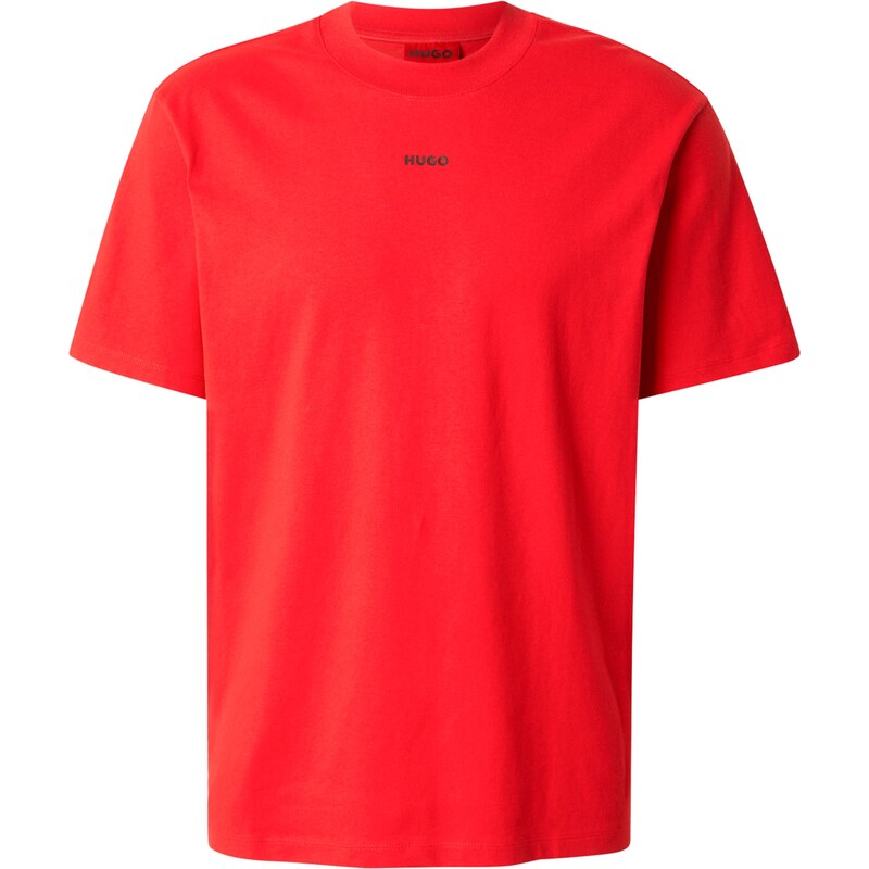 HUGO Tričko Dapolino červená / čierna 60869251