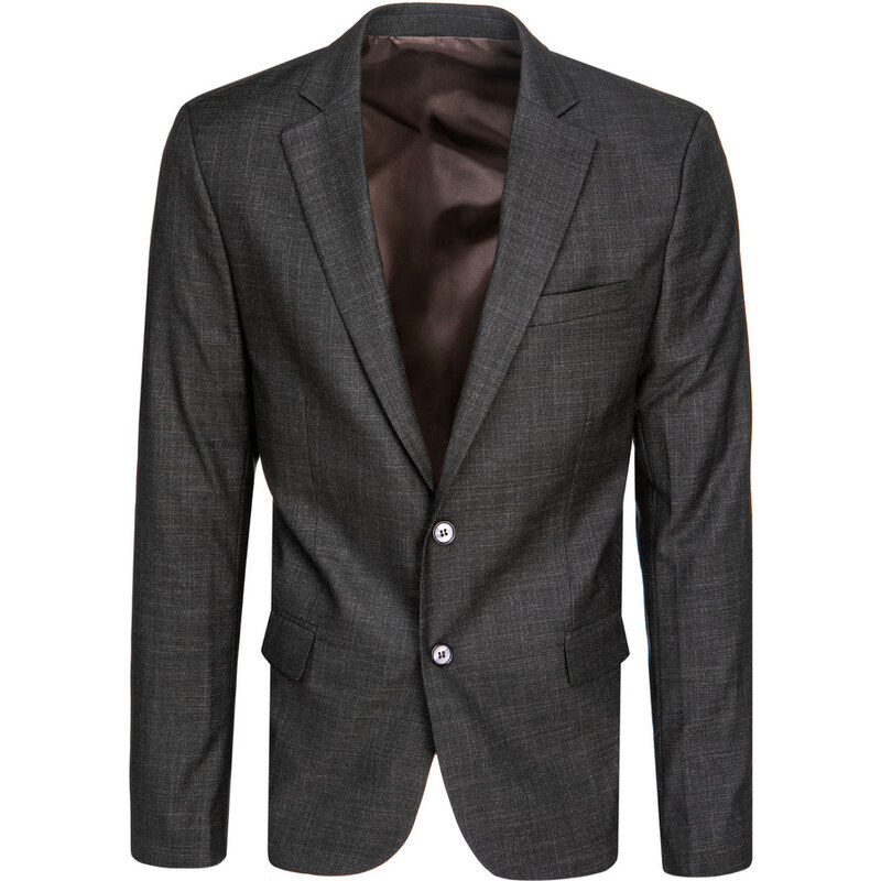 Pánska čierna jednorzadová sako Dstreet 60298583