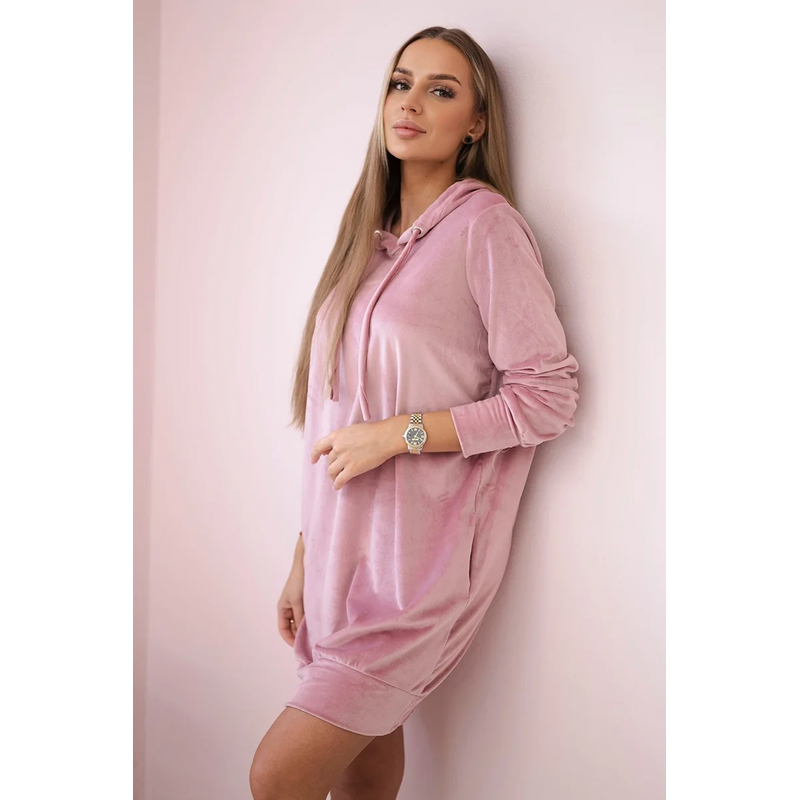Kesi Velúrové šaty Sophie s kapucňou 66262631