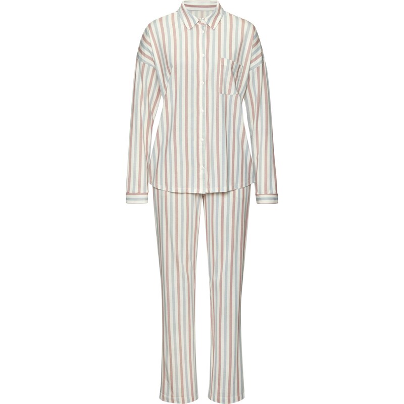 VIVANCE Pyžamo modrá / ružová / biela 61943960