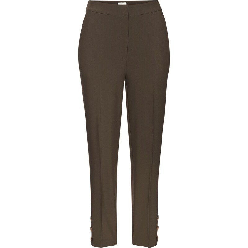 LASCANA Nohavice s pukmi kaki 60294409