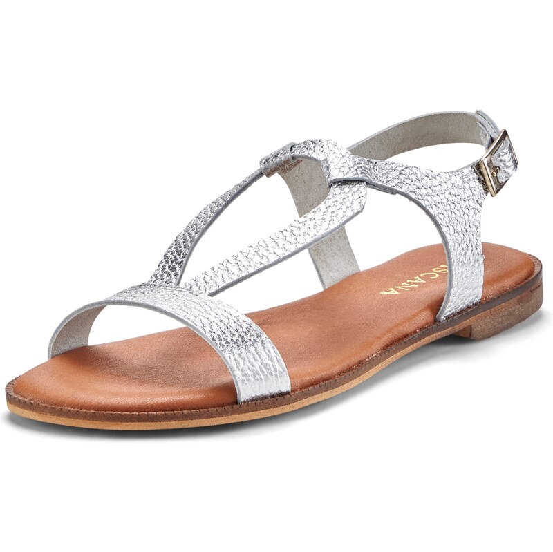 LASCANA Remienkové sandále strieborná 60960584