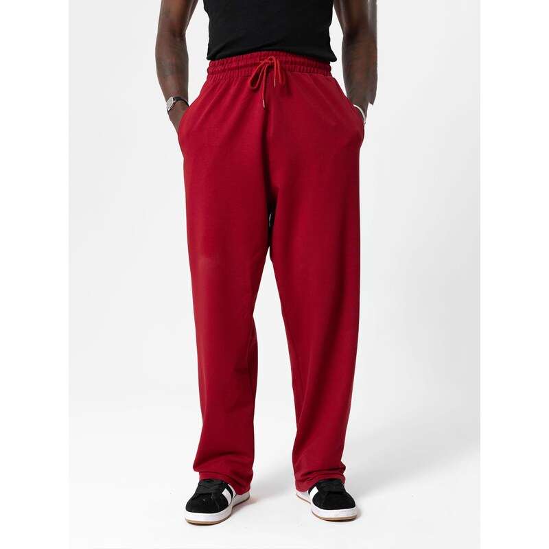VAMOS CLO Nohavice tmavočervená 60683462