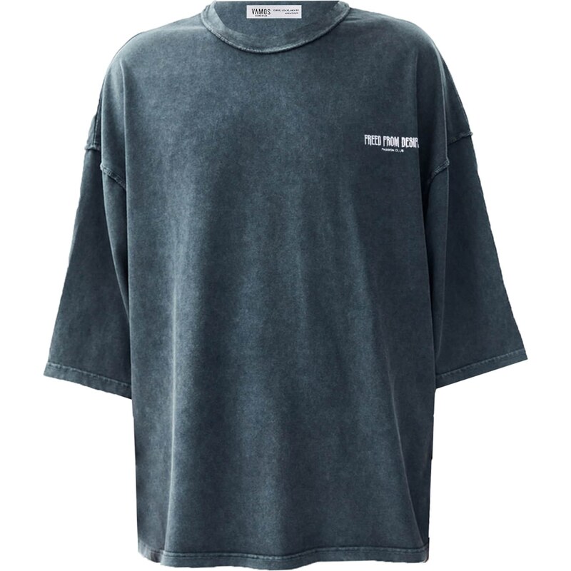 VAMOS CLO Tričko čierna / biela 60683817