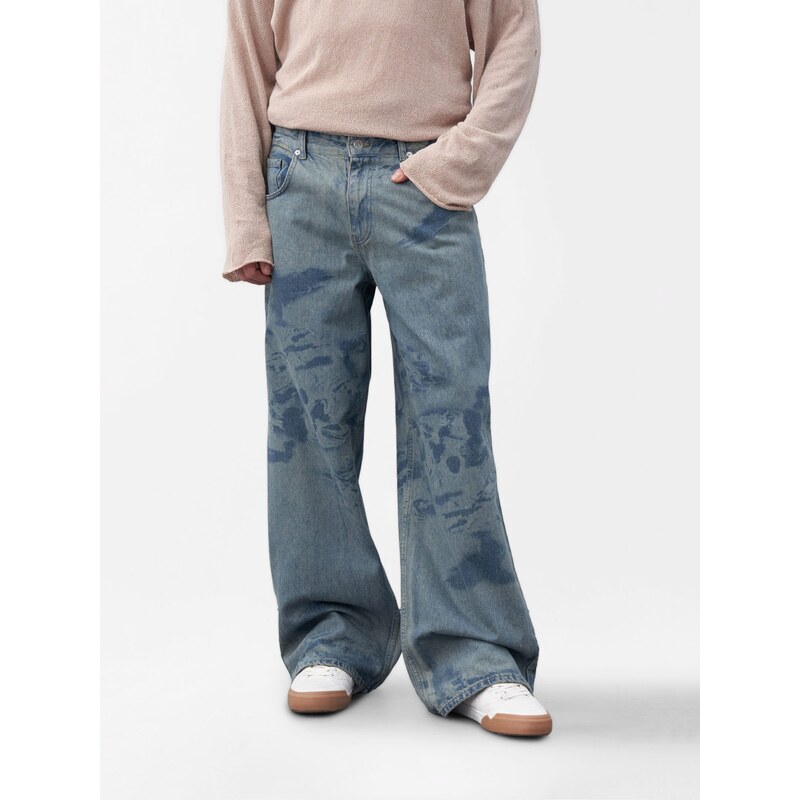 VAMOS CLO Nohavice modrá denim 60683895