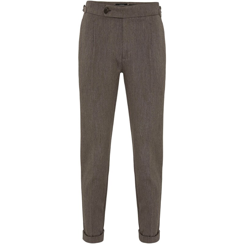 Antioch Plisované nohavice hnedá 60683975