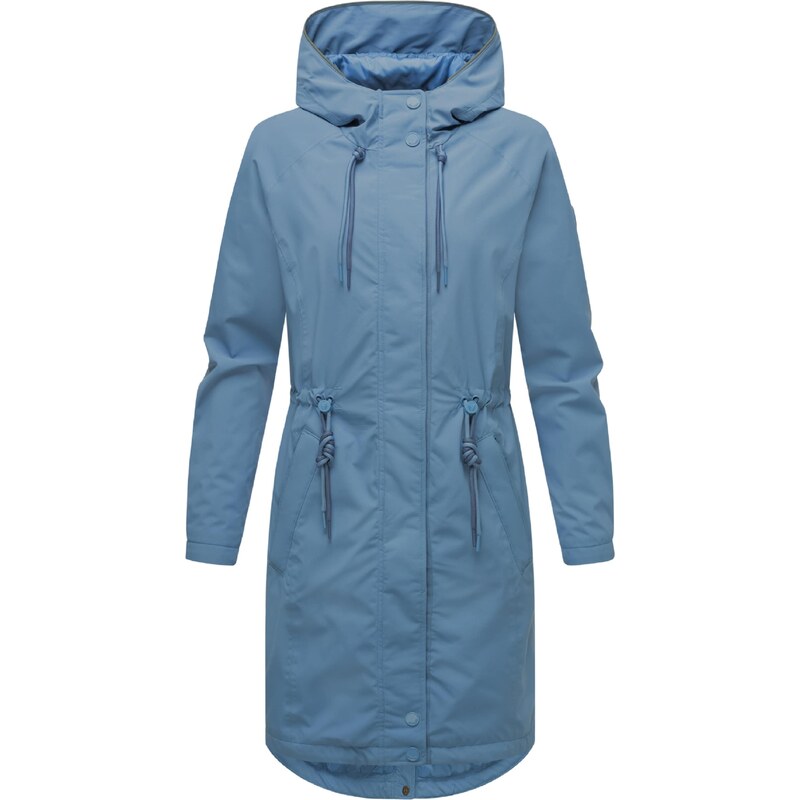MARIKOO Prechodný kabát Megumii 16 svetlomodrá 62994411