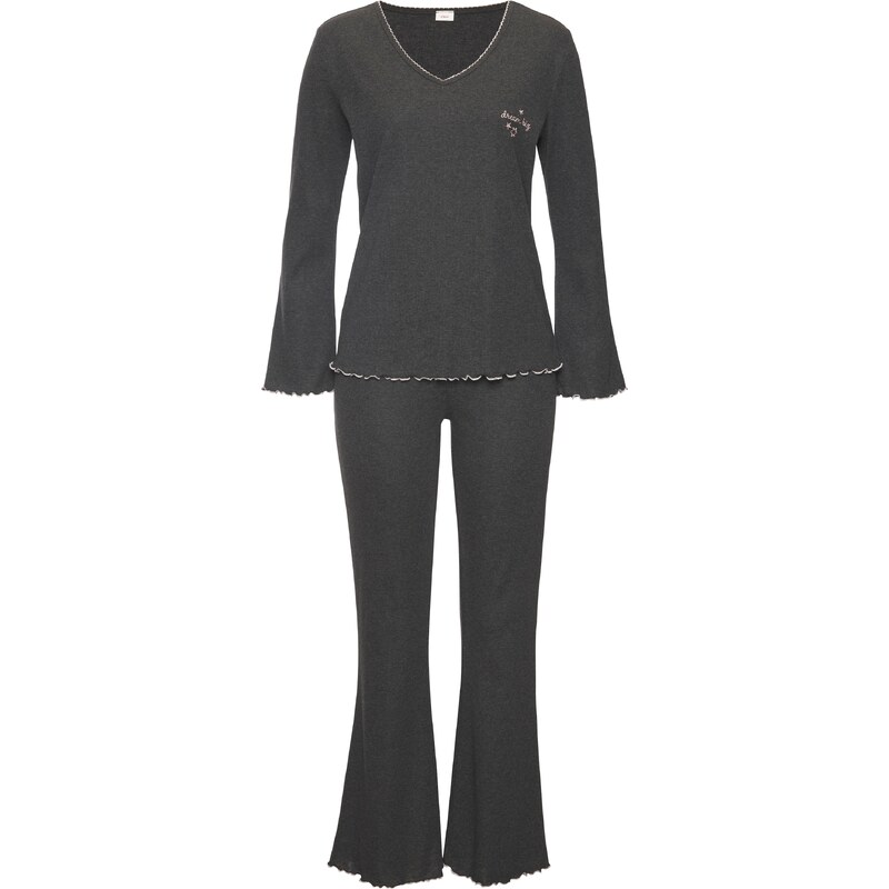 s.Oliver Pyžamo nebielená / antracitová 60185155