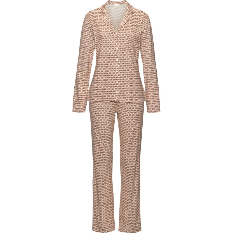 s.Oliver Pyžamo zmiešané farby / marhuľová / svetlooranžová 60185152