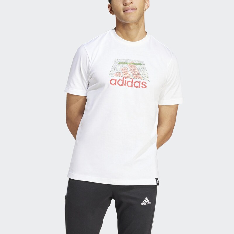 adidas Performance adidas Codes Badge of Sport Graphic T-Shirt WHITE 60186694