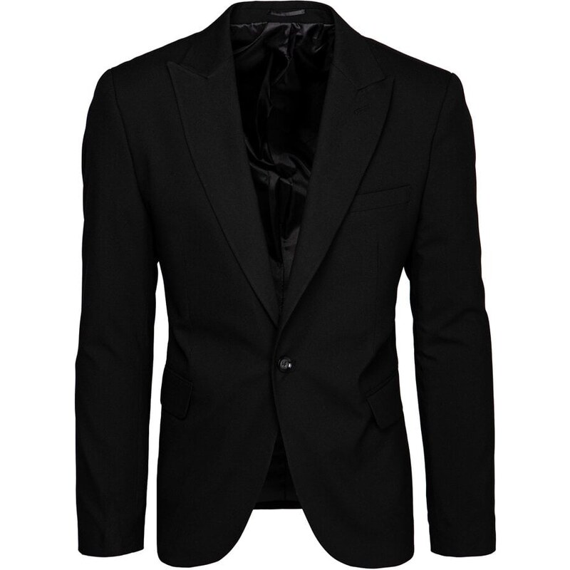 DStreet Čierna pánska jednorzadová sako 60188053