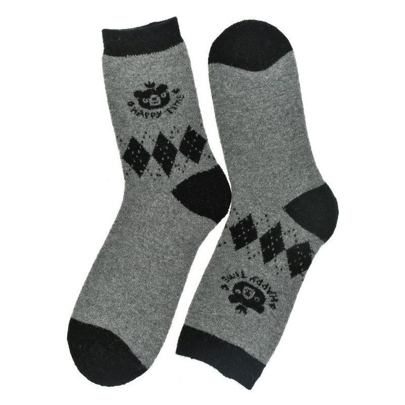 AURA.VIA Termo sivé ponožky BearWarm 35-41 60189486