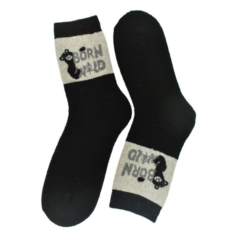 AURA.VIA Termo čierne ponožky BearWarm 35-41 60189487