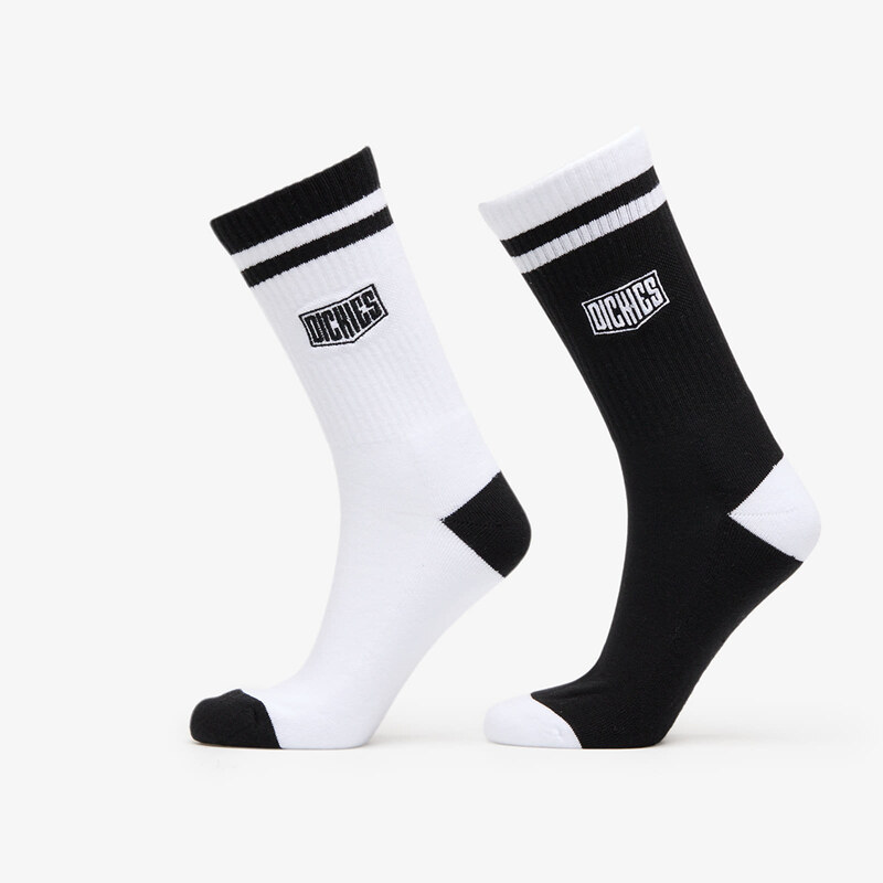 Dickies Philipsburg Socks 2-Pack White/ Black S 60239750
