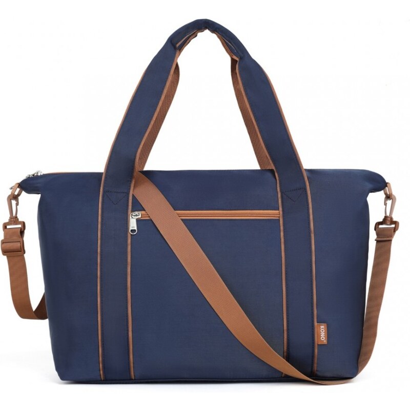 KONO Cestovná taška - carry on travel, skladacia, tmavomodrá 60195562