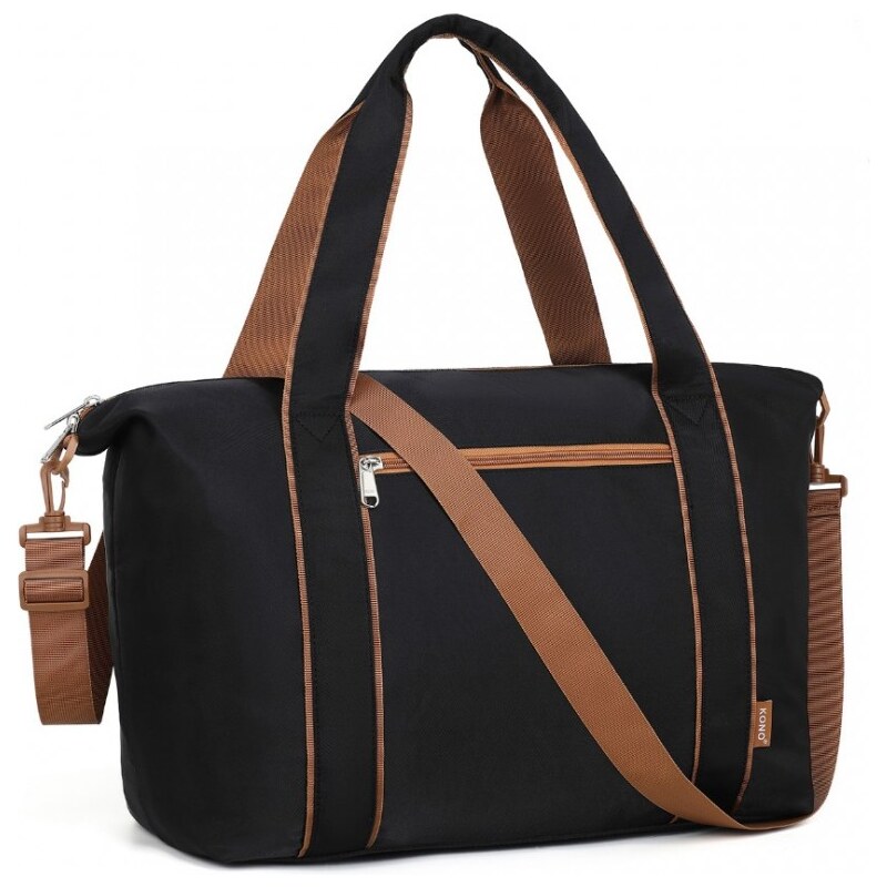 KONO Cestovná taška - carry on travel, skladacia, čierna 60195564