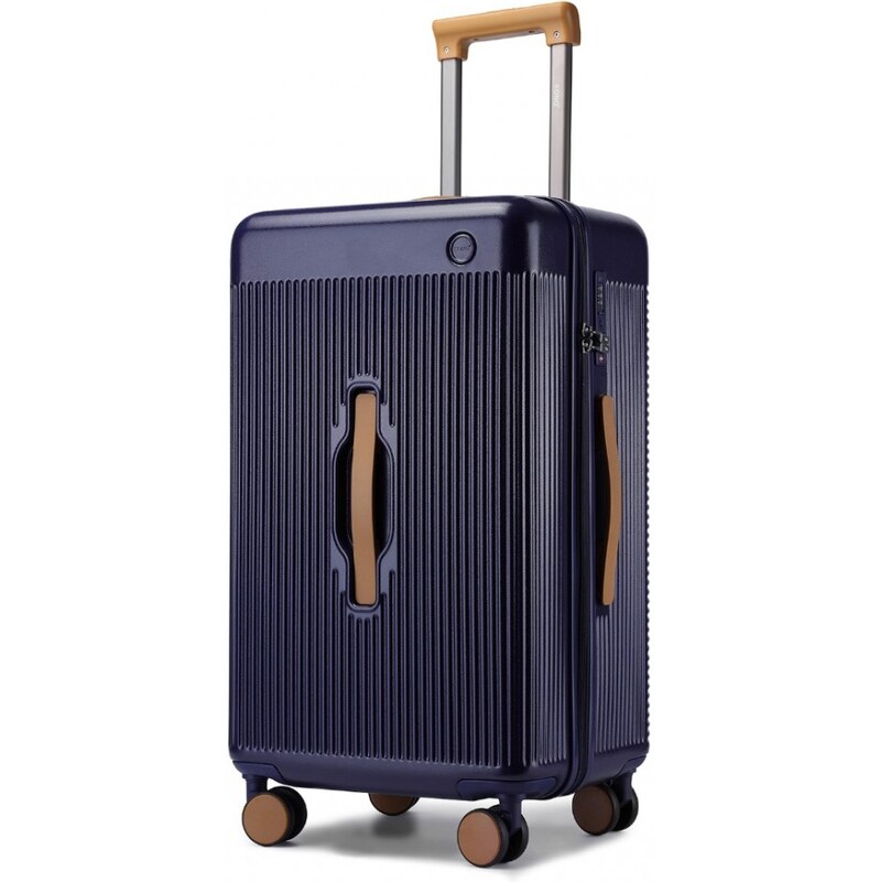 KONO Cestovný kufor - hard shell prémium, ABS, modrý 60195565