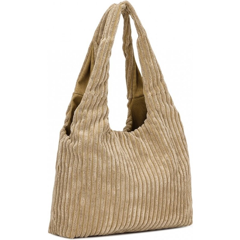 Miss Lulu Kabelka - menčestrová, cez rameno, hnedá 60195569