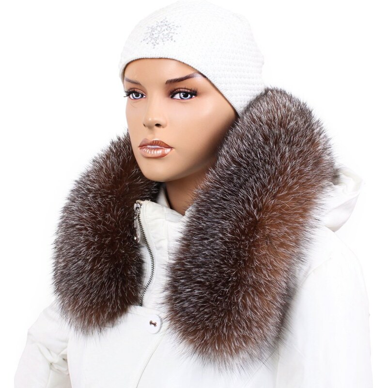 Sikora Kožušinový lem na kapucňu - golier líška bluefrost wolf LBW 01 60195681