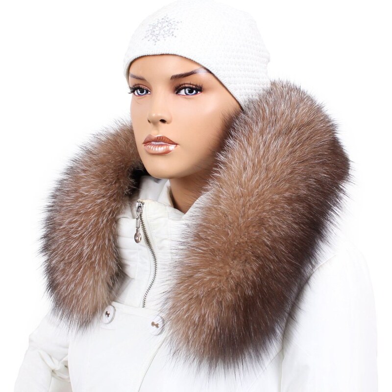 Sikora Kožušinový lem na kapucňu - golier líška bluefrost wolf LBW 01 60195682