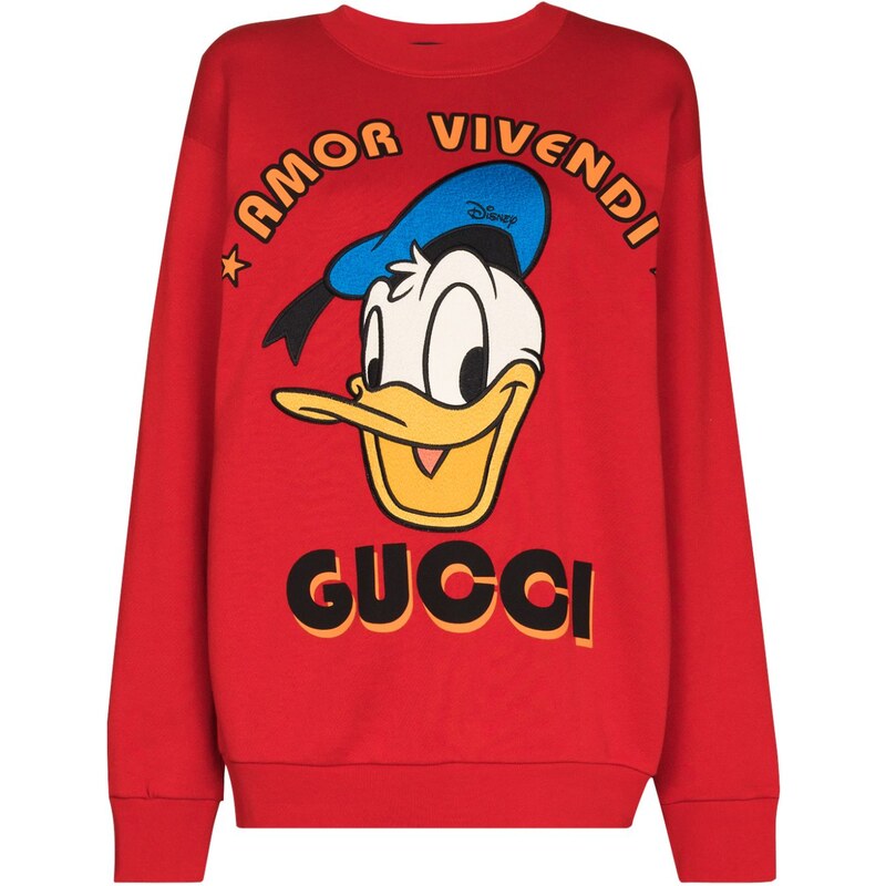 GUCCI X DISNEY Donald Duck Red mikina 60196944