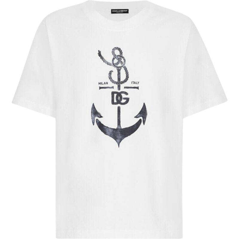 DOLCE & GABBANA Anchor White tričko 60196936