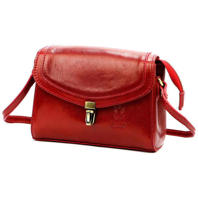 Kožená kabelka Florence červená KZ55893 67390718