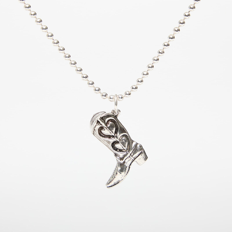 TwoJeys Boot Necklace Silver Universal 60206859
