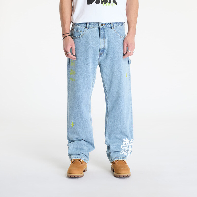 Džínsy FTSHP x Spiritual Gangster Denim Pants UNISEX Blue 32 60206841