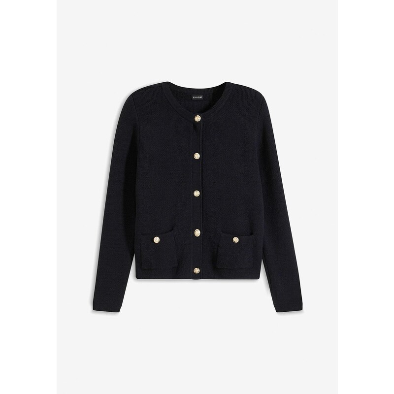 bonprix Pletený sveter, farba čierna 60211415