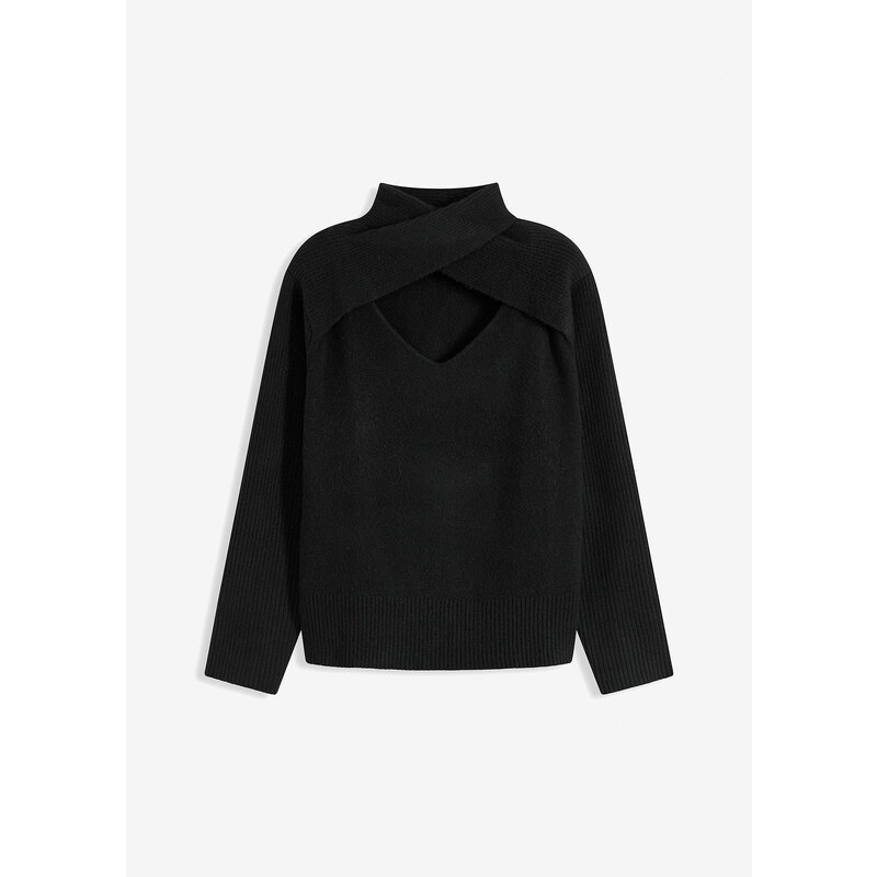 bonprix Pulóver, farba čierna 60211411