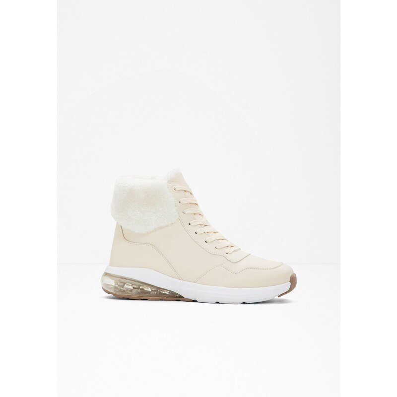 bonprix Vysoké tenisky, farba béžová 60211770