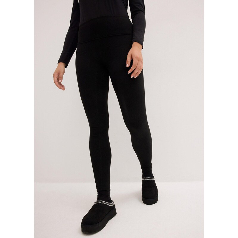 bonprix Termo legíny, super strečové, farba čierna 60211533