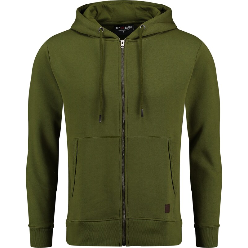 Key Largo Tepláková bunda CONFIDENCE zelená 61944465