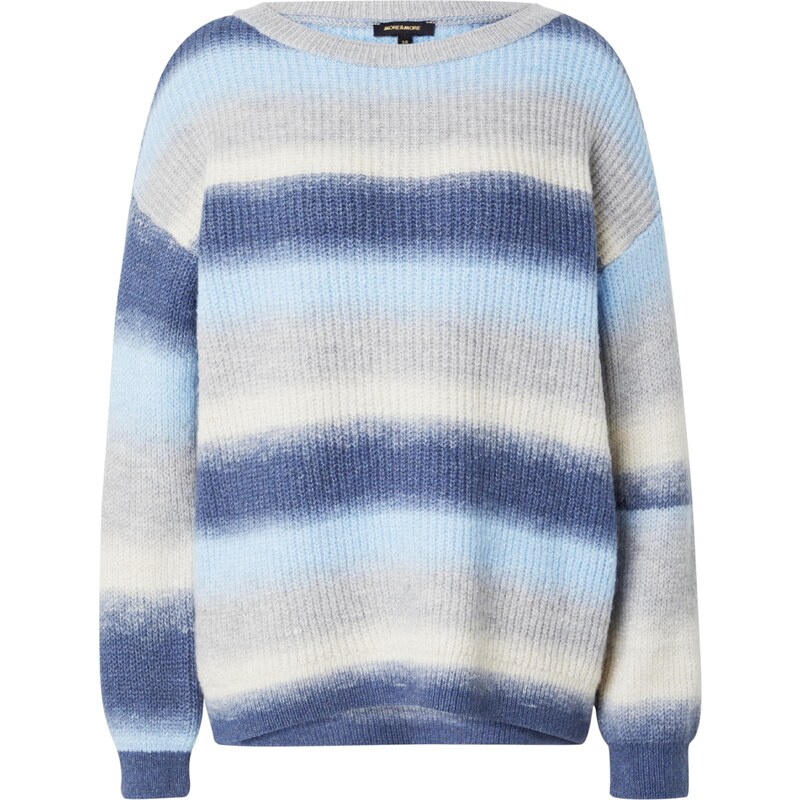 MORE & MORE Sveter svetlomodrá / tmavomodrá / sivá melírovaná / 60219164
